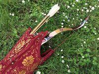 Bow quiver + painted L7 Turkish bow